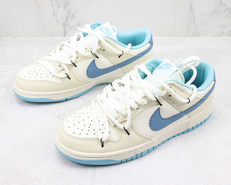 NIKE DUNK LOW STRAP WHITE AND BLUE (IMPORTADOS) - Air Foot