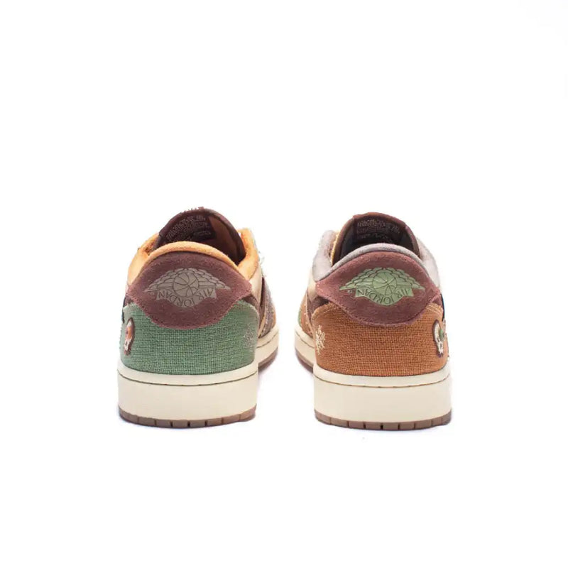 Air Jordan 1 Low Voodoo Flax and Oil Green (IMPORTADOS) - Air Foot