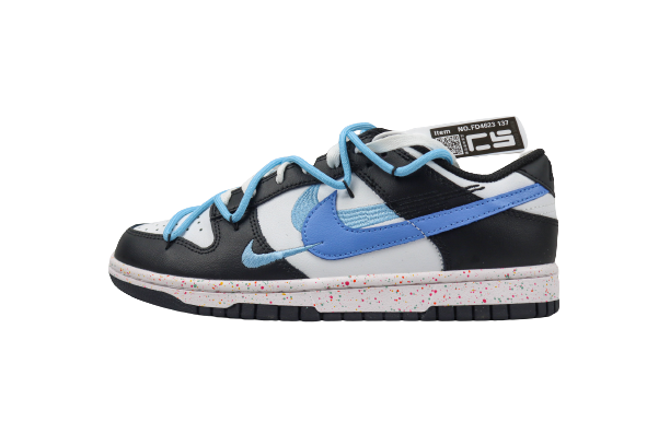 AIR DUNK TOP SERIES BLACK/BLUE (IMPORTADOS) - Air Foot