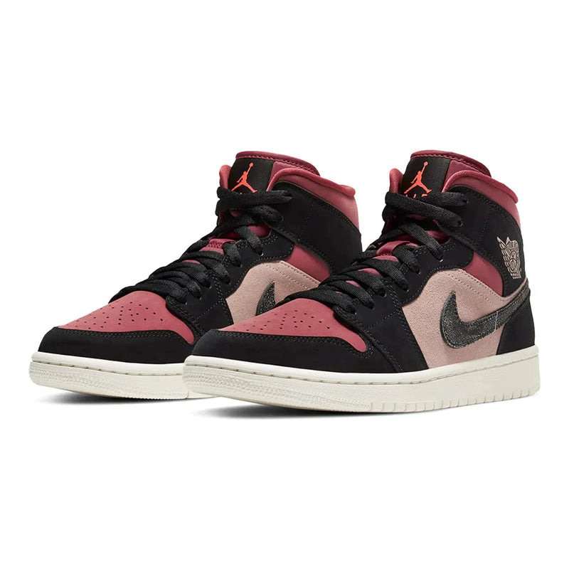 AIR JORDAN 1 MID CANYON RUST (IMPORTADOS) - Air Foot