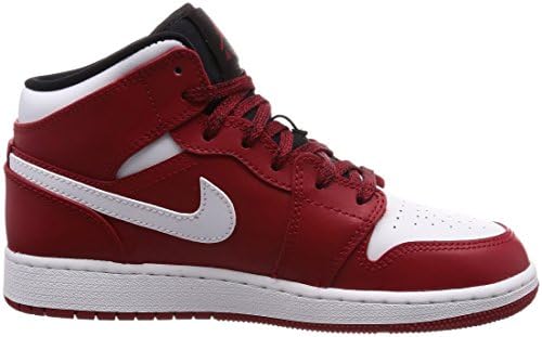 AIR JORDAN 1 MID BIG COURO VERMELHO (IMPORTADOS) - Air Foot