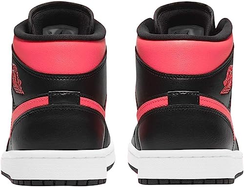 AIR JORDAN 1 MID BLACK SIREN RED (IMPORTADOS) - Air Foot