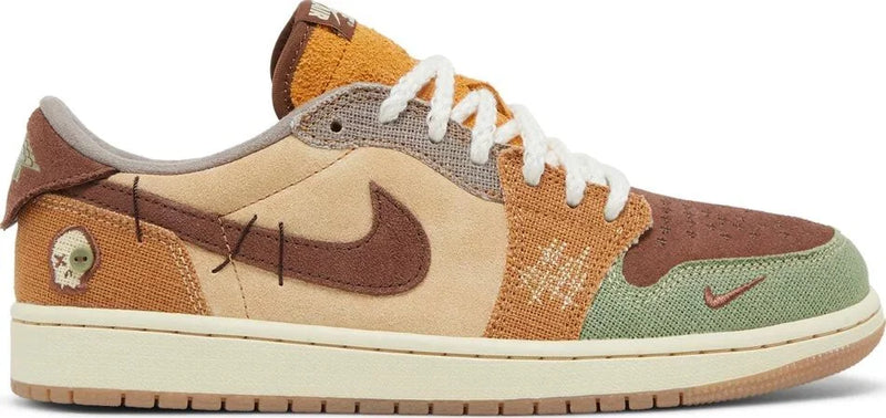 Air Jordan 1 Low Voodoo Flax and Oil Green (IMPORTADOS) - Air Foot