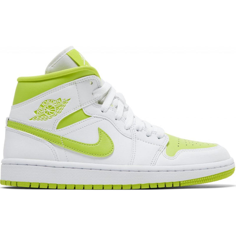 AIR JORDAN 1 MID WHITE LIME (IMPORTADOS) - Air Foot