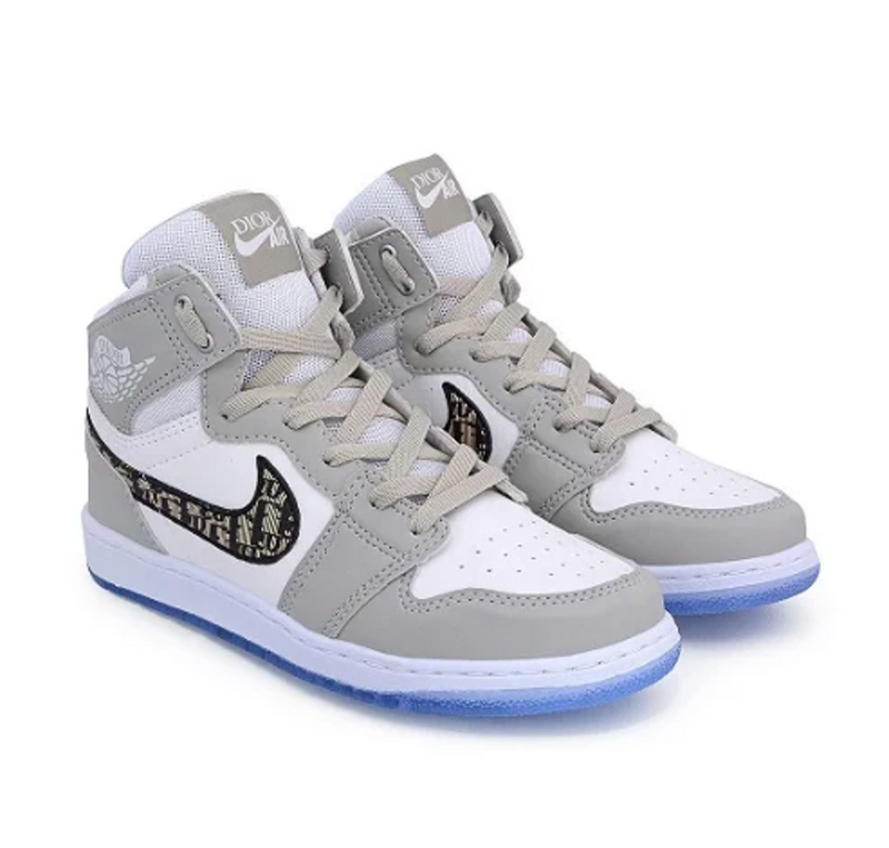 NIKE AIR JORDAN 1 DIOR LIMITED BRANCO/CINZA - Air Foot