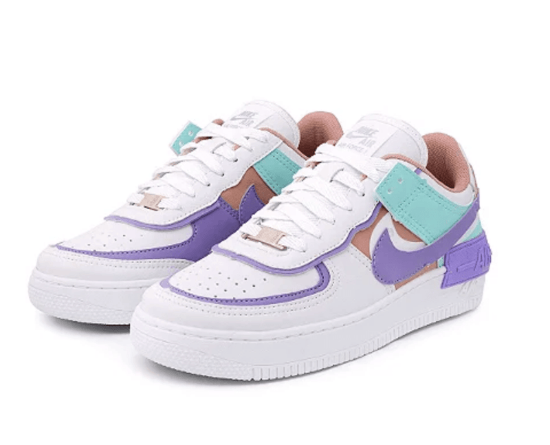 Nike Air Force Shadow Bege Lilás (IMPORTADOS) - Air Foot