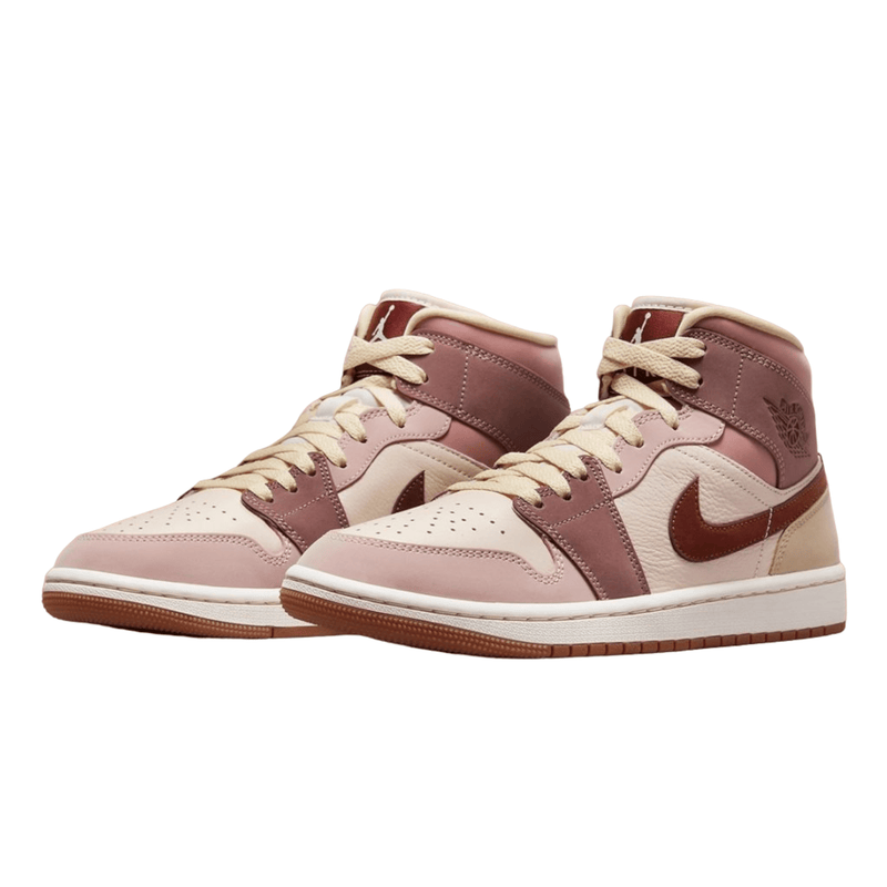 AIR JORDAN 1 MID DARK PONY SMOKY MAUVE (IMPORTADOS) - Air Foot