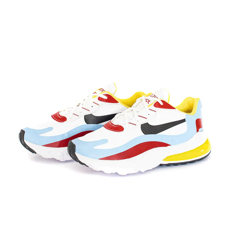 NIKE AIR MAX 270 REACT BRANCO AMARELO - Air Foot