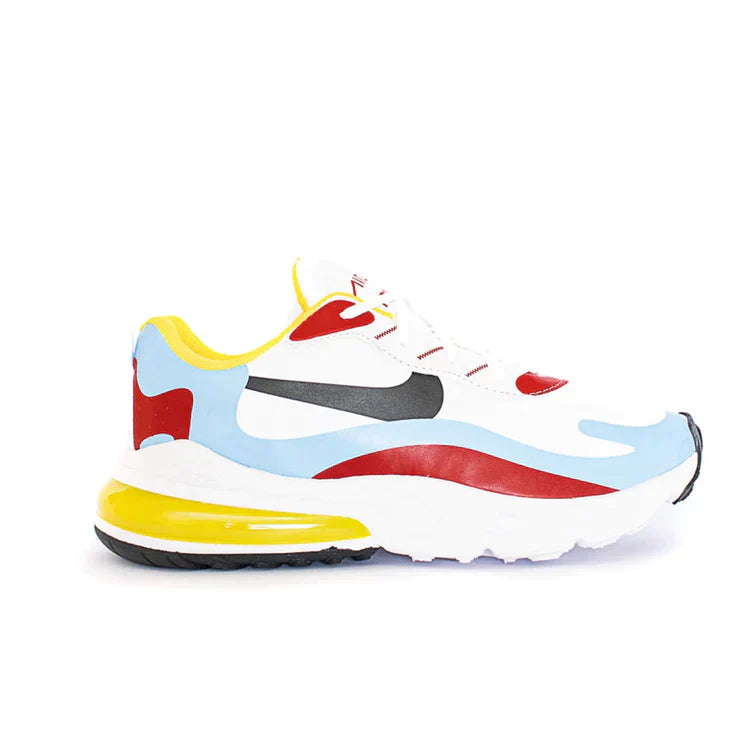 NIKE AIR MAX 270 REACT BRANCO AMARELO - Air Foot