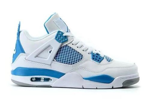 AIR JORDAN 4 RETRO WHITE BLUE (IMPORTADOS) - Air Foot