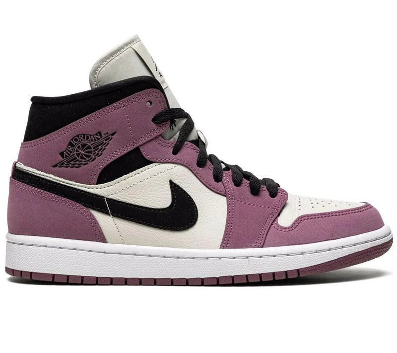 AIR JORDAN 1 MID WINE RED (IMPORTADOS) - Air Foot