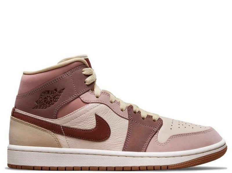 AIR JORDAN 1 MID DARK PONY SMOKY MAUVE (IMPORTADOS) - Air Foot