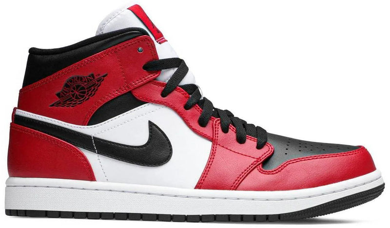 AIR JORDAN 1 MID CHICAGO BLACK TOE (IMPORTADOS) - Air Foot