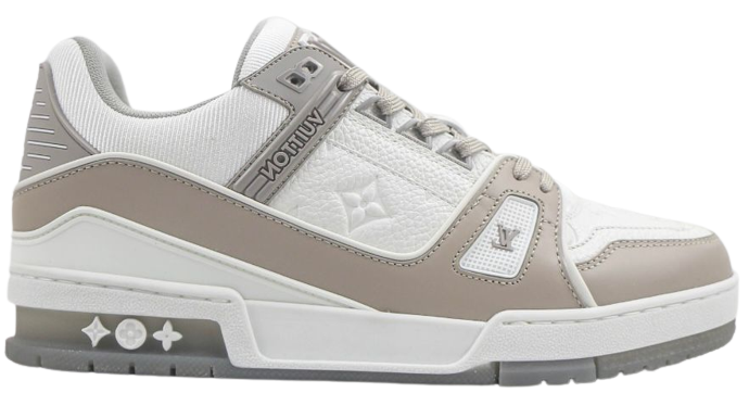 LOUIS VUITTON TRAINER LOW GREY WHITE (IMPORTADOS) - Air Foot