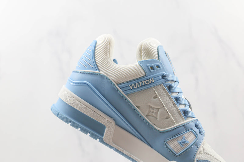 LOUIS VUITTON TRAINER LOW SKY BLUE (IMPORTADOS) - Air Foot