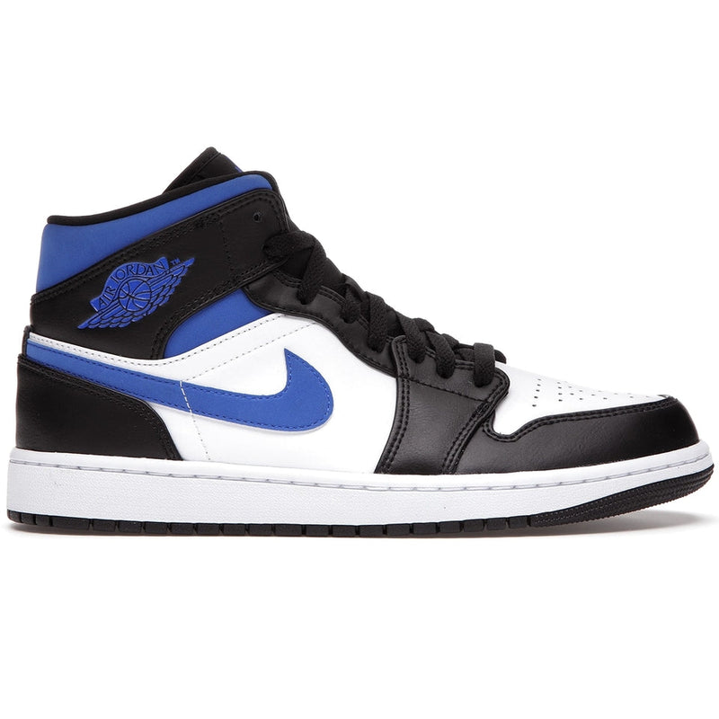 AIR JORDAN 1 MID WHITE BLACK ROYAL (IMPORTADOS) - Air Foot