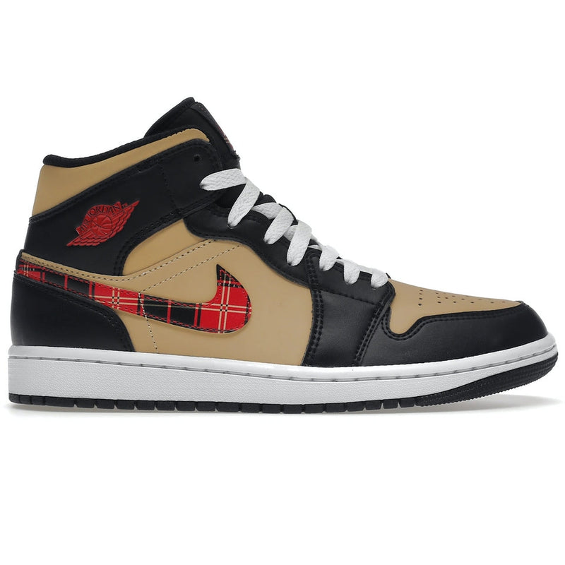 AIR JORDAN 1 MID TARTAN SWOOSH (IMPORTADOS) - Air Foot