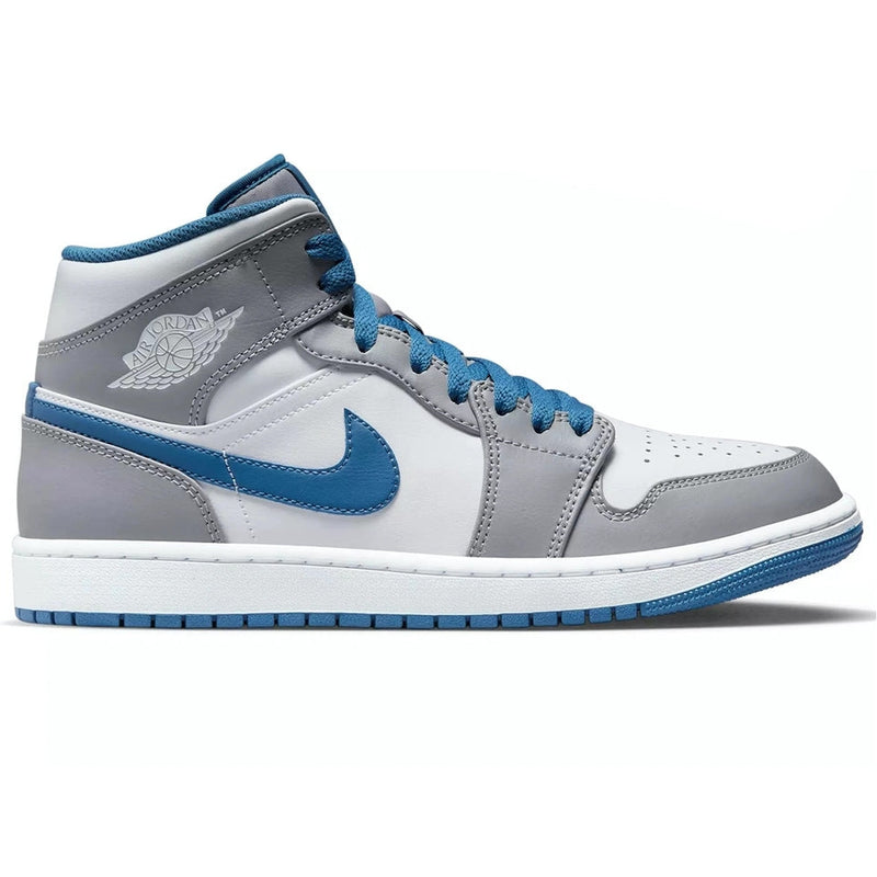 AIR JORDAN 1 MID TRUE BLUE (IMPORTADOS) - Air Foot