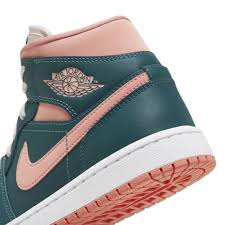 AIR JORDAN 1 MID DARK TEAL GREEN (IMPORTADOS) - Air Foot