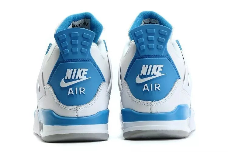 AIR JORDAN 4 RETRO WHITE BLUE (IMPORTADOS) - Air Foot