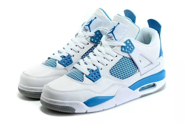 AIR JORDAN 4 RETRO WHITE BLUE (IMPORTADOS) - Air Foot