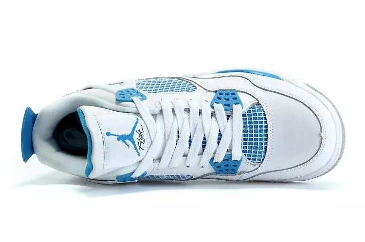 AIR JORDAN 4 RETRO WHITE BLUE (IMPORTADOS) - Air Foot