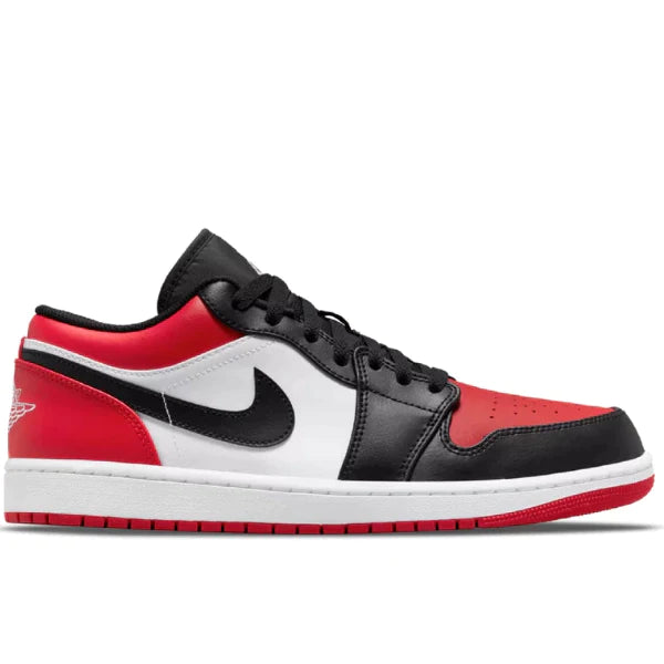 Air Jordan 1 Low Bred Toe (IMPORTADOS) - Air Foot